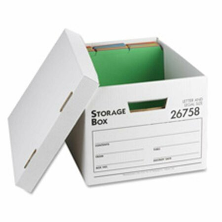 DAVENPORT & CO Storage Boxes - White - 12-CT - Letter-Legal - 12in.x15in.x10in. DA3745853